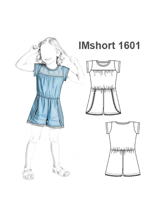 SHORT ENTERITO NIÑA 1601