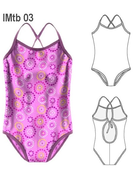 TRAJE DE BAÑO ENTERO NIÑA 0903