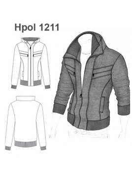 POLERON CHAQUETA HOMBRE 1211