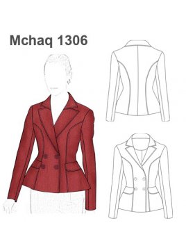 BLAZER CRUZADO CON EVASE