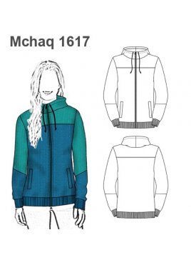 MOLDES POLERON CAMPERA MUJER