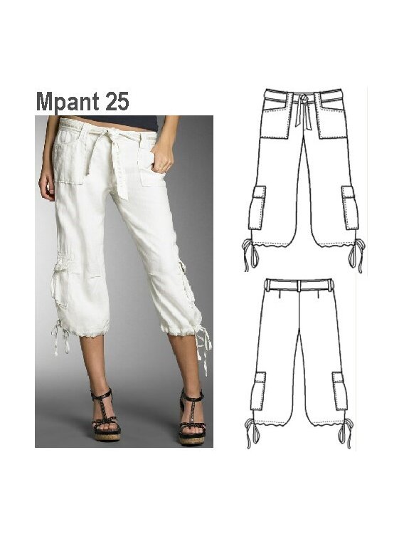 PANTALON CAPRI MUJER 0925