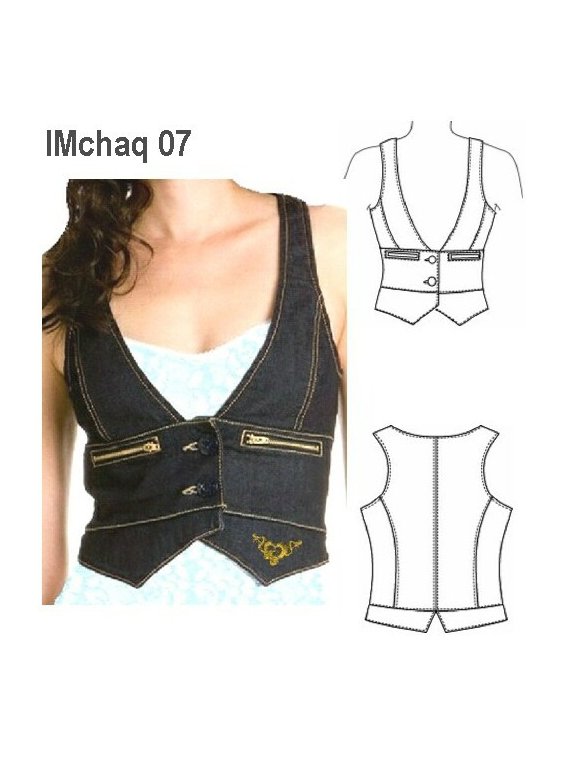 CHAQUETA CHALECO NIÑA 0907