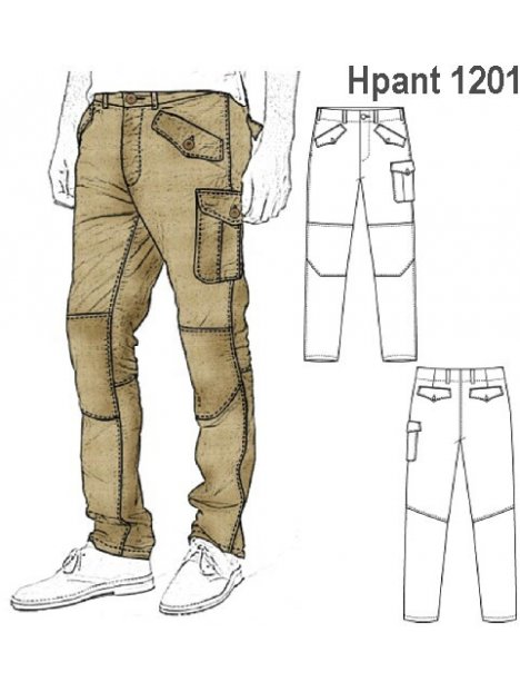 PANTALON CARGO HOMBRE 1201