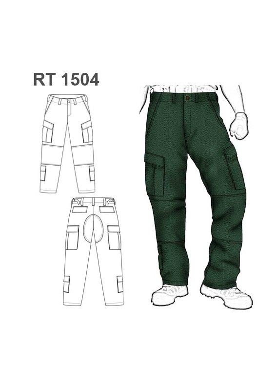 PANTALON CARGO MILITAR RT 1504
