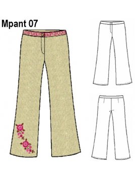 PANTALON BASICO MUJER 0907