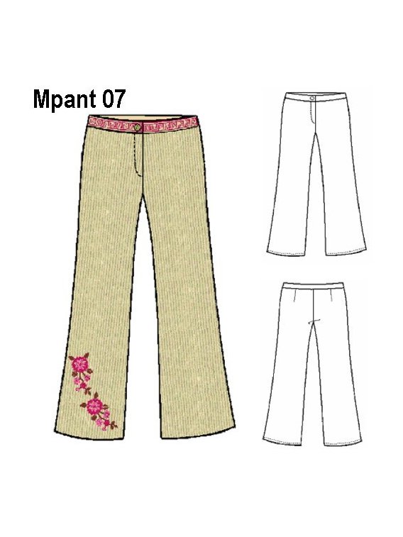 PANTALON BASICO MUJER 0907