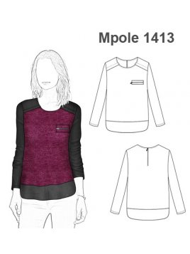 POLERA RECTA MUJER 1413
