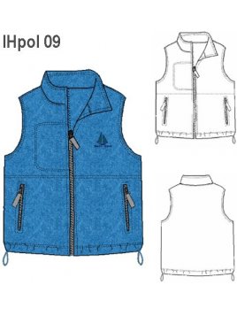 POLERON CHALECO NIÑO 0909