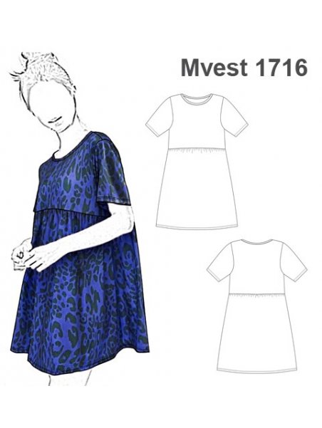 VESTIDO TUNICA OVERSIZE MUJER