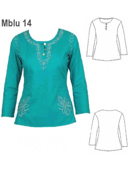 BLUSA TIPO TUNICA 
