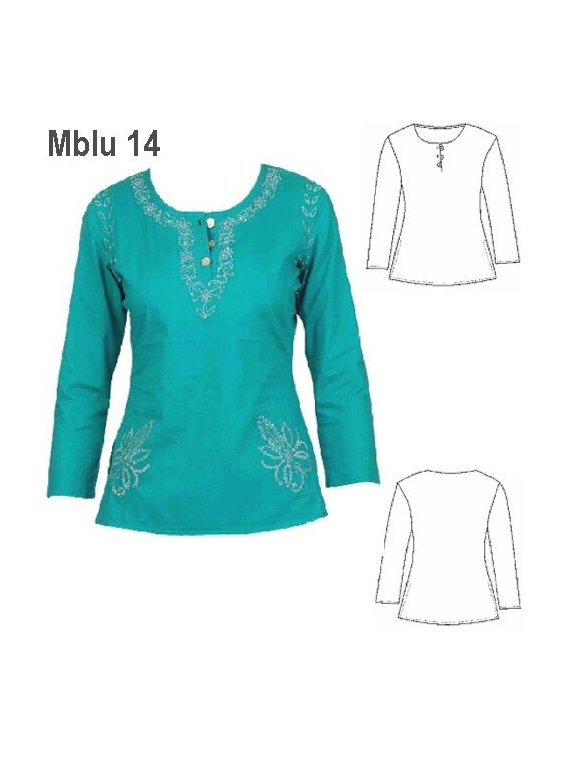 BLUSA TIPO TUNICA 