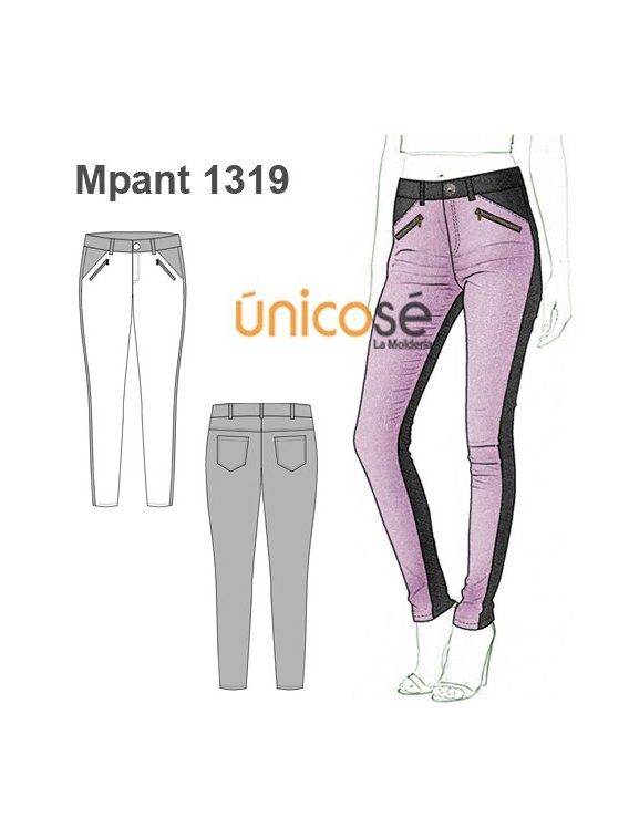 PANTALON JEANS MUJER 1319