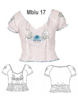 BLUSA CORTA MUJER, MANGA RAGLAND