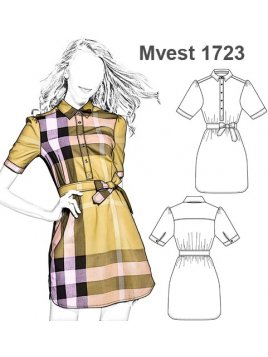 VESTIDO CAMISERO MUJER