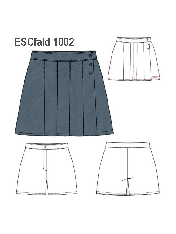 FALDA PANTALON ESCOLAR 1002