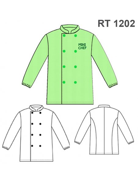 CHAQUETA CHEF INFANTIL RT1202