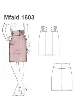 FALDA RECTA TORERO MUJER