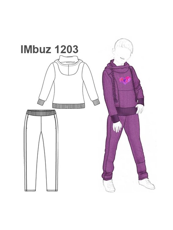 BUZO BASICO NIÑA 1203