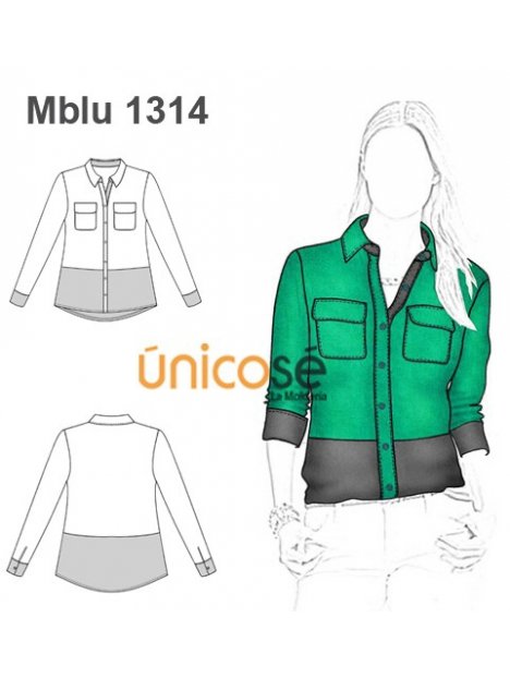BLUSA CAMISERA