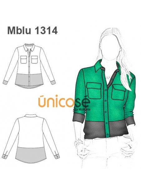 BLUSA CAMISERA