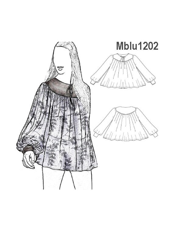 BLUSA FORMA REDONDEADA