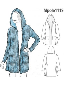 TAPADO CAPUCHON MUJER, BOLSILLO 