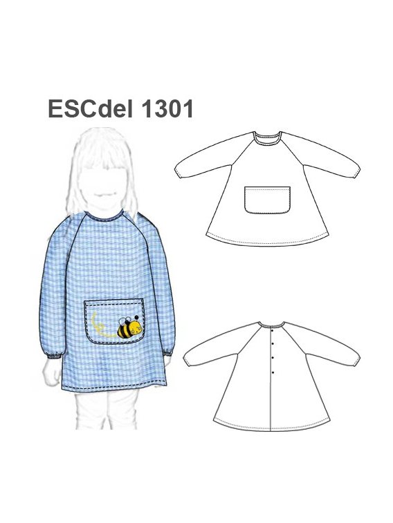 DELANTAL PARVULO ESCOLAR 1301