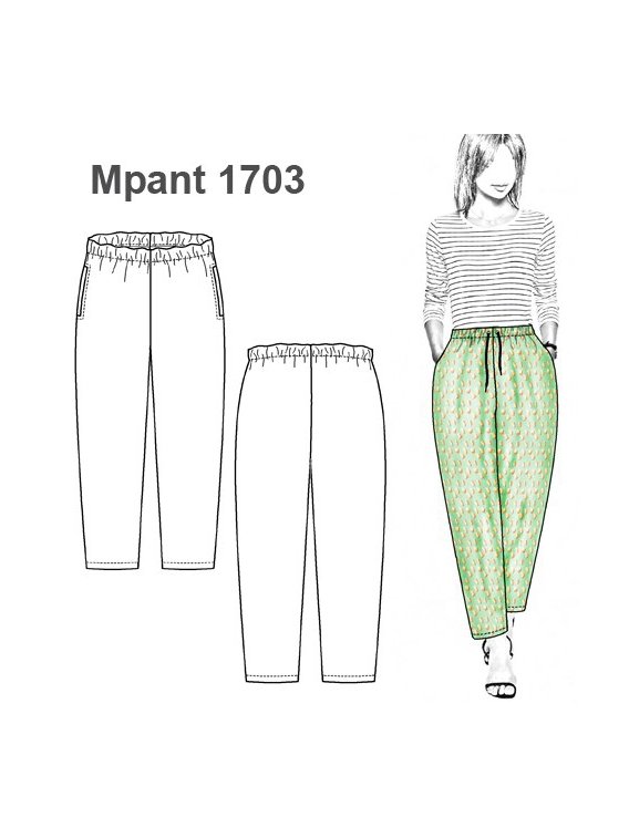 PANTALON BASICO MUJER 1703
