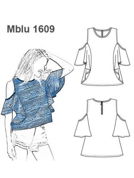 BLUSA HOMBROS DESCUBIERTOS 