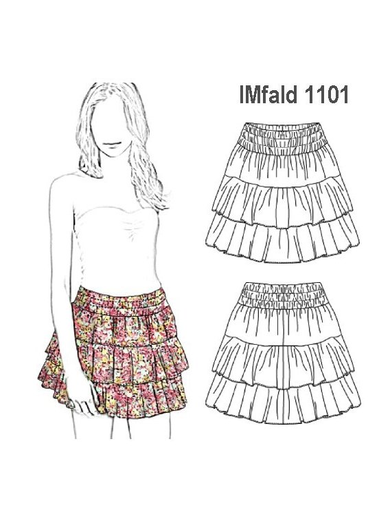 FALDA VUELOS NIÑA 1101
