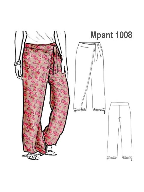 PANTALON PAREO MUJER 1008