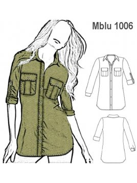 BLUSA ESTILO MILITAR 