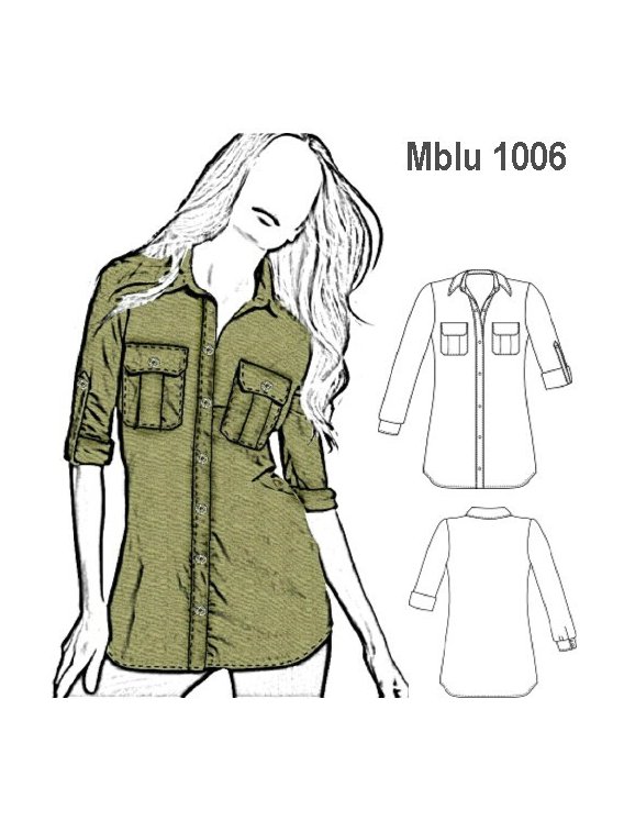 BLUSA ESTILO MILITAR 