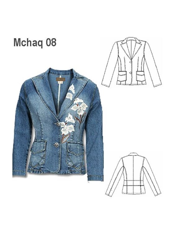BLAZER MEZCLILLA MUJER,