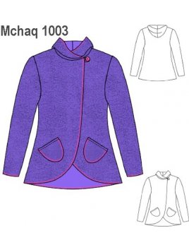 CHAQUETA POLAR CON GORRO