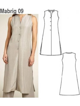 ABRIGO MAO SIN MANGAS 