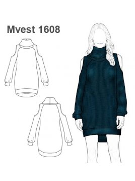 VESTIDO TEJIDO MUJER 1608