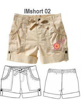 SHORT  BASICO NIÑA 0902