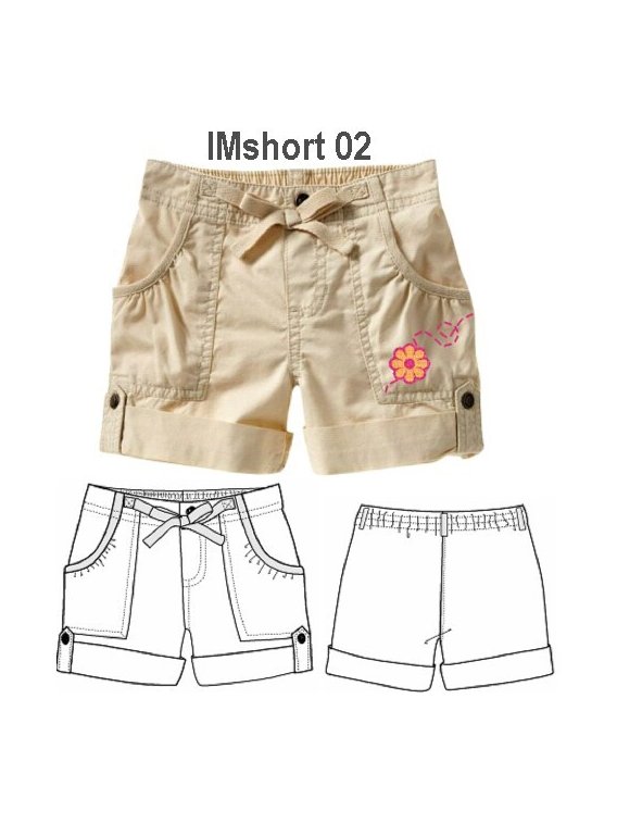 SHORT  BASICO NIÑA 0902