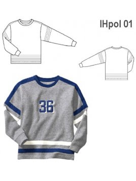 POLERON CORTES NIÑO 0902