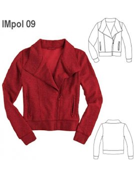 POLERON CRUZADO NIÑA 0909