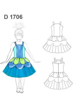 DISFRAZ TROLL NIÑA 1706