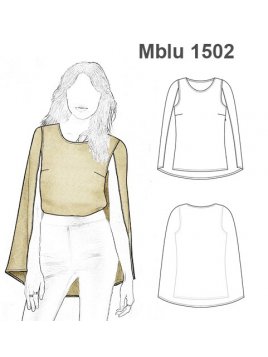 BLUSA CAPA MUJER