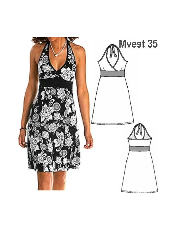 VESTIDO TIPO SOLERA MUJER