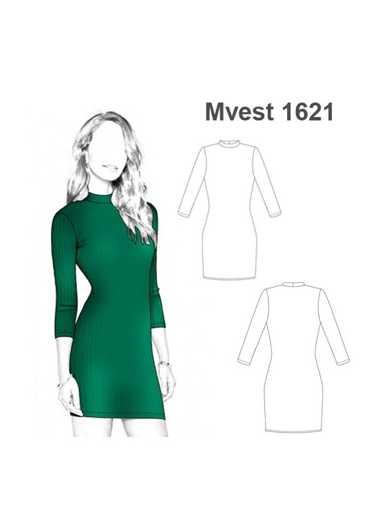VESTIDO AJUSTADO CORTO MUJER