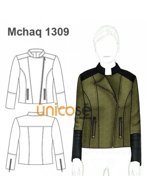 CHAQUETA BICOLOR