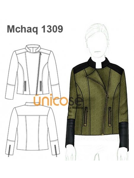 CHAQUETA BICOLOR
