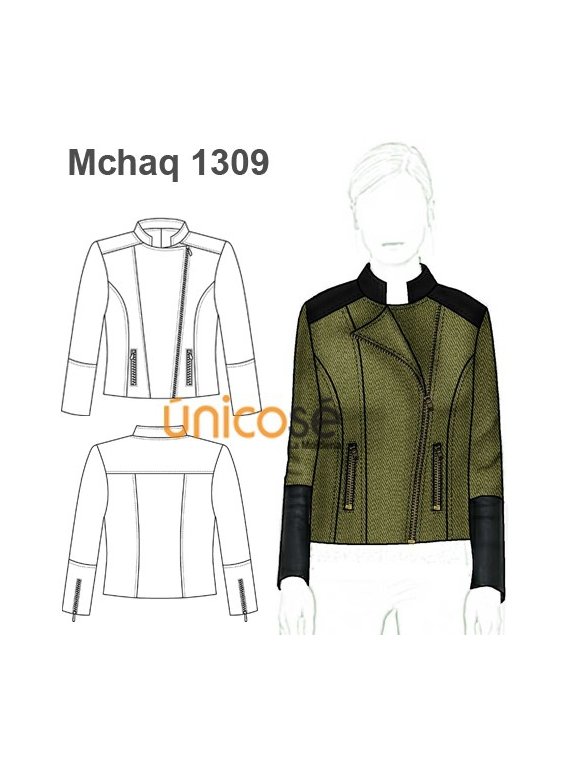 CHAQUETA BICOLOR