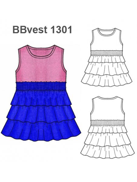 VESTIDO VUELOS FALDA